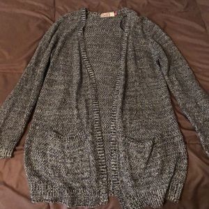 Black and white cardigan